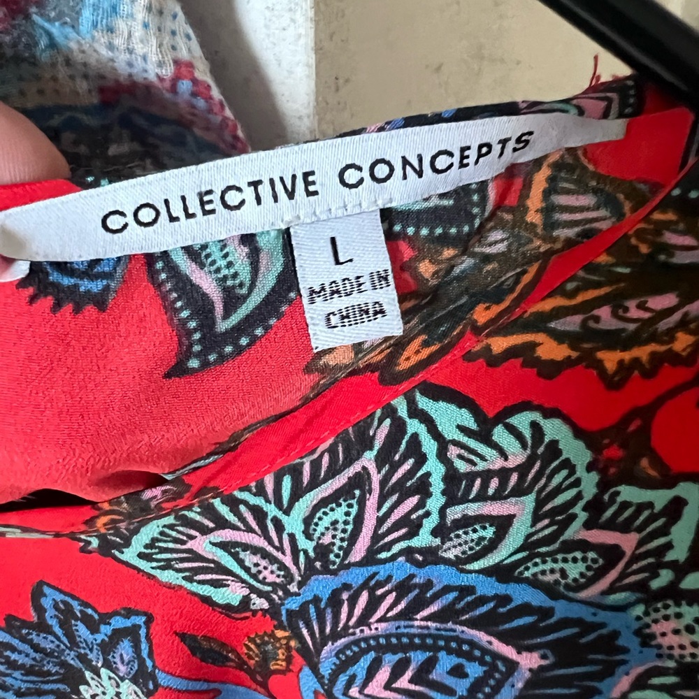 Collective Concepts Floral Print Dress